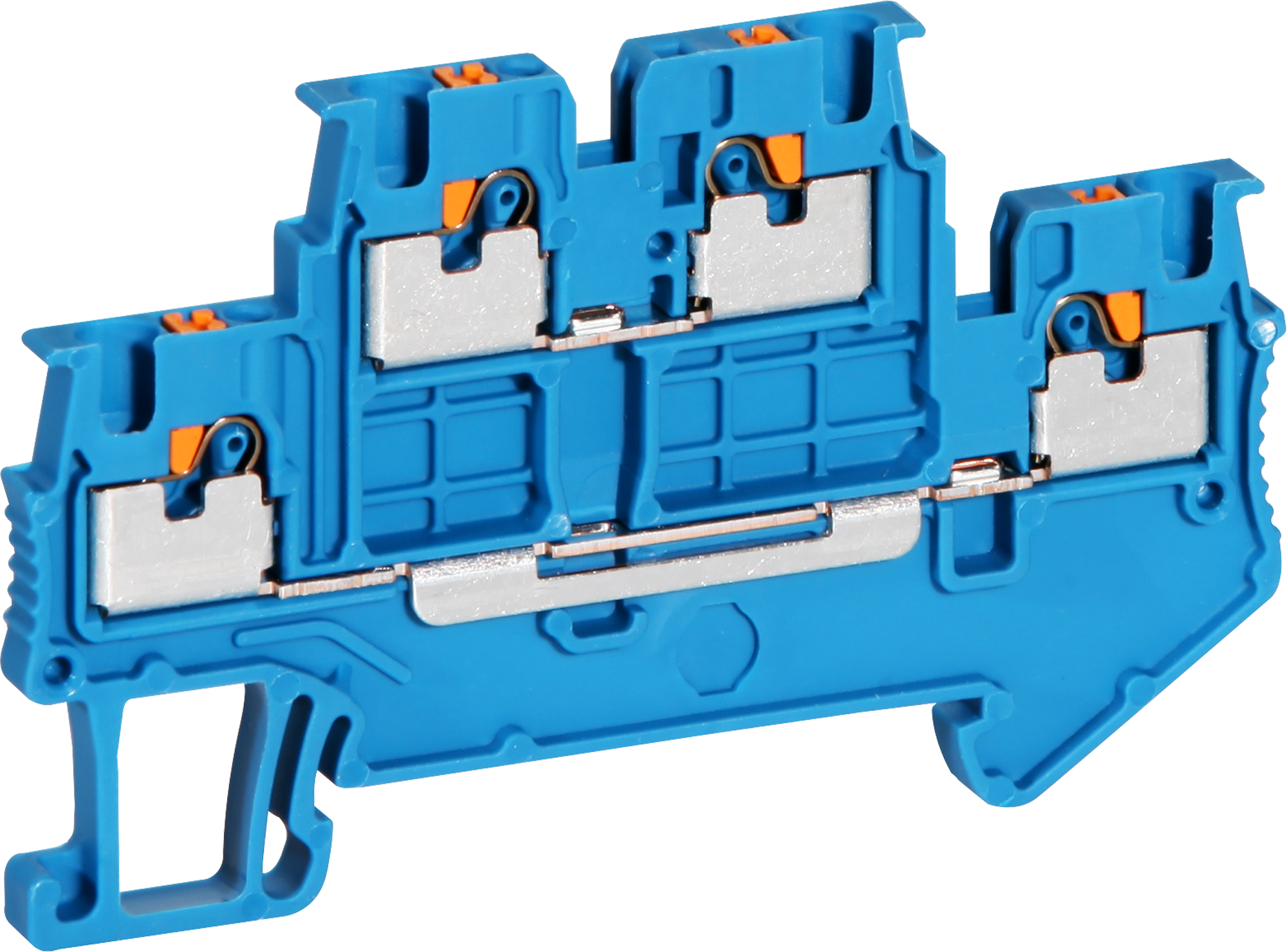 Morsetto a 2 piani CLIPLINE 0.14…1.5mm² blu