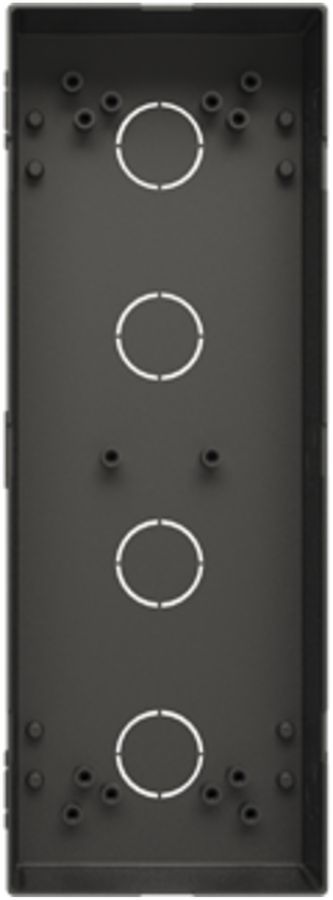 UP-Einlassdose ABB-Welcome, Grösse 1/4 (4 Module), schwarz