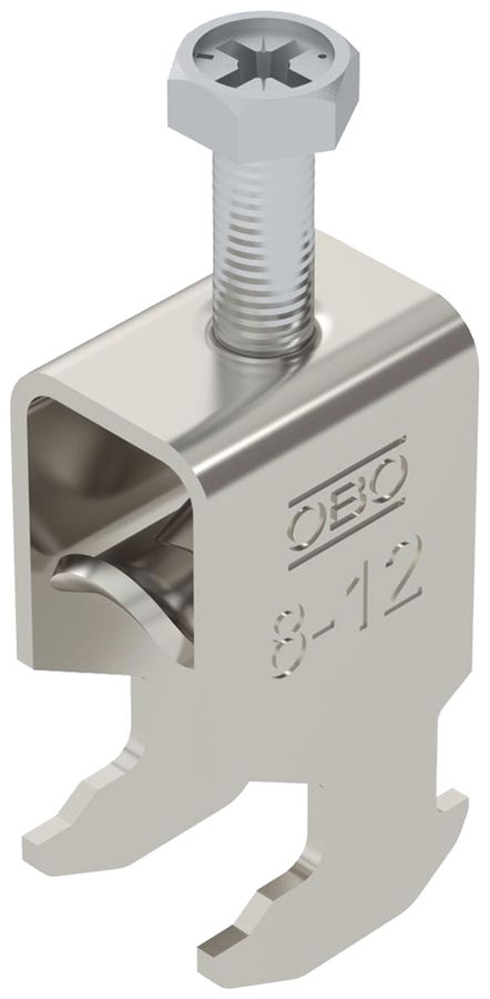 Fixation rapide BET 2056 pied à H métal 8…12mm 1×câble A2 1.4301