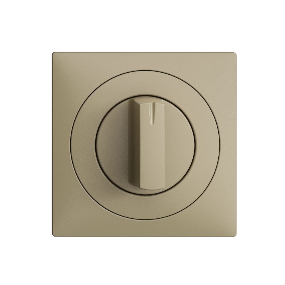 Frontset EDIZIOdue sand 60×60mm für Drehschalter