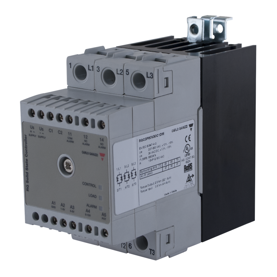 Carlo Gavazzi Thyristorsteller 0-10V, RGC3P