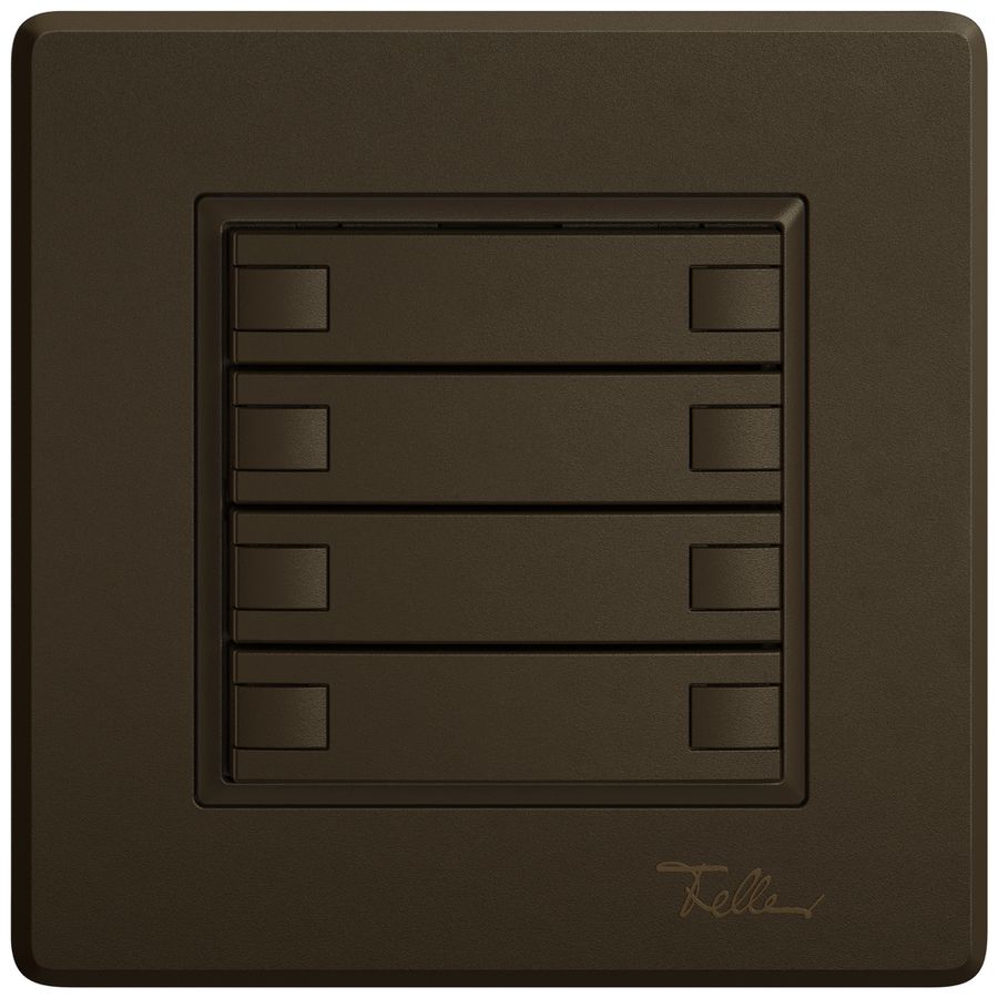 UP-Universaltaster EDIZIO.liv UNI SNAPFIX® o.LED 8× 1-Tbed.br