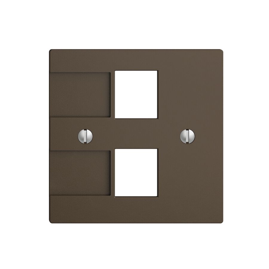 Kit di montaggio Krone per 2×RJ45 EDIZIOdue coffee vuoto