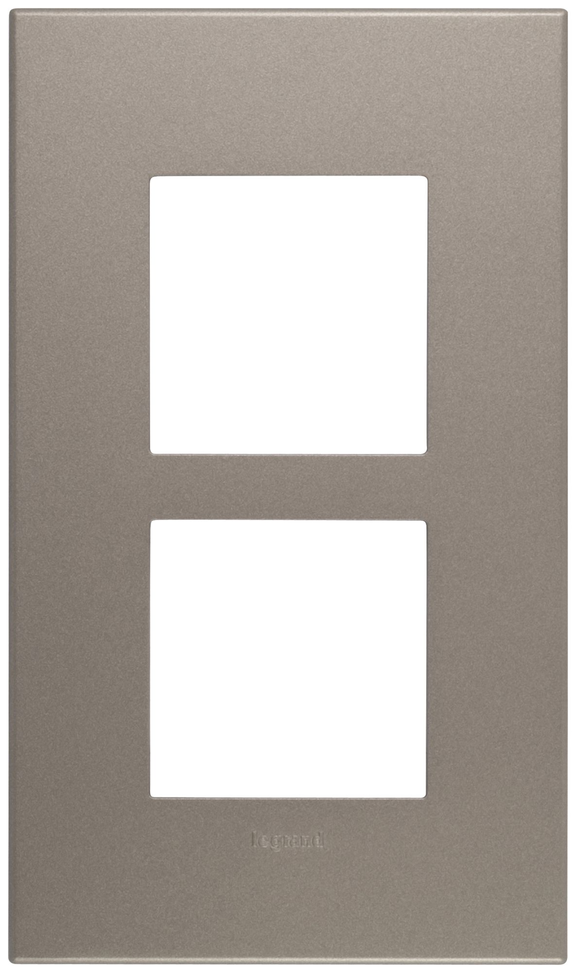 Cadre de recouvrement ATO 1×2 module, champagne