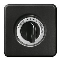 Kit front. Monter-I-Descendre per contatto rotativo nero