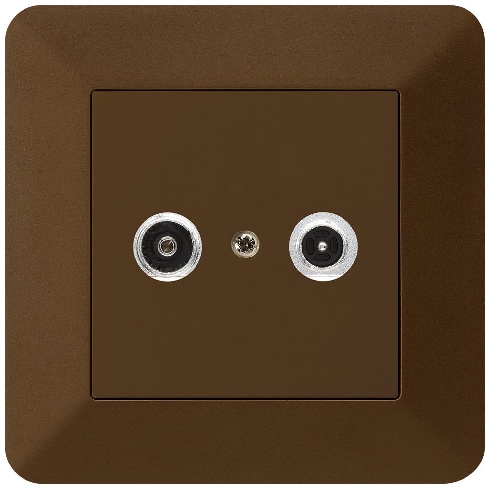 Prise antenne ENC kallysto.trend R/TV 14dB 2GHz brun