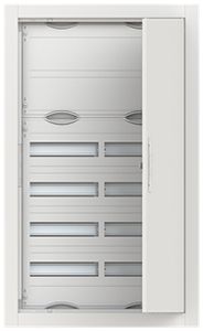 Distributeur ENC ABB ComfortLine 6 rangées 96UM a.bornes&porte 615×1014×125mm