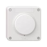 NUP-Sonnerie-Drucktaster NEVO m.Namensschild, Membr.ws, 16A 230 VAC m.Steckkl.ws