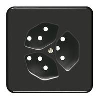 Frontset FH zu Steckdose 3×T13 schwarz