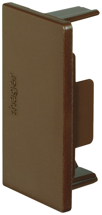 Endstück Hager tehalit.LF 57×30mm braun IP30