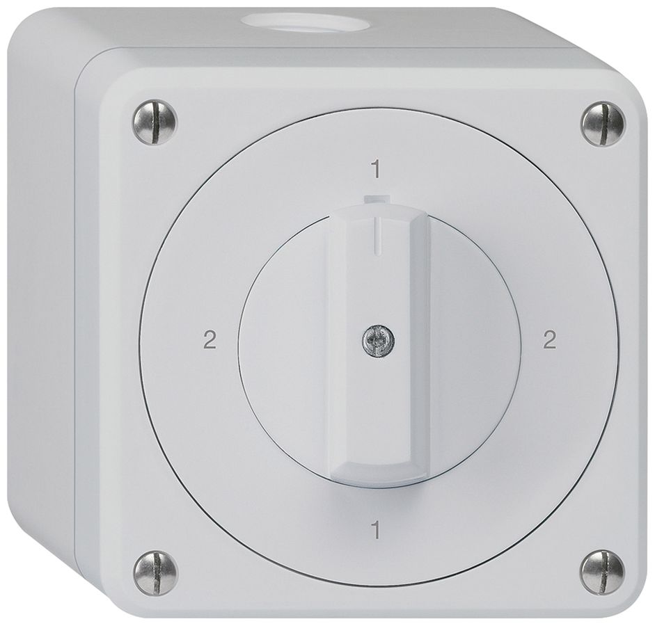 AP-Drehschalter robusto IP55 Schema 3/1P grau