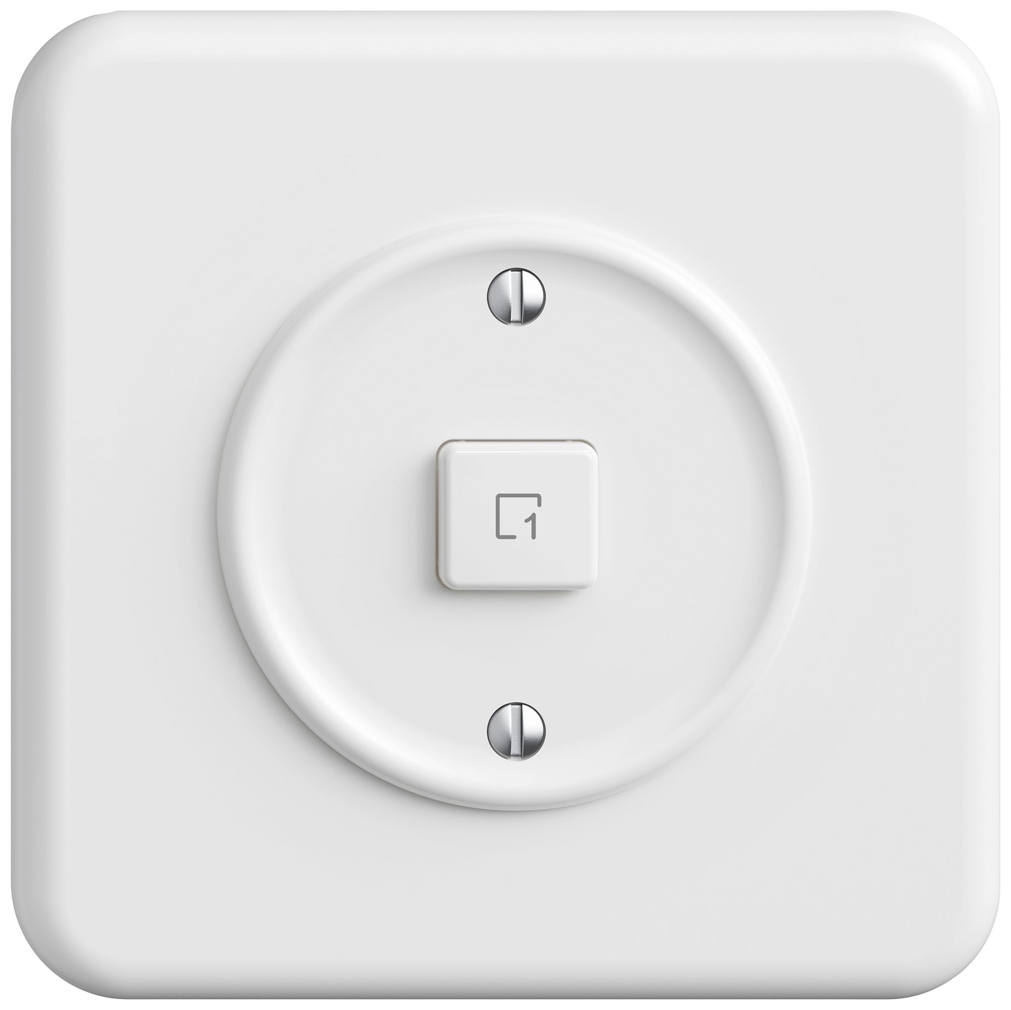 UP-Szenentaster STANDARDdue Wiser SNAPFIX® 1 Szene 1 Taste WLAN ws