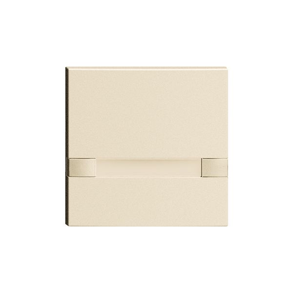 Touche 1/1 KNX/électron.s.LED+ pap.EDIZIOdue comm.2×crema