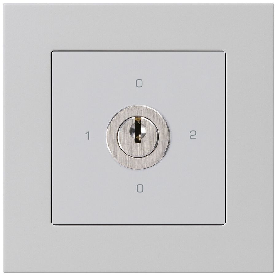 Interrupteur rotatif ENC kallysto.pro 2/1L gris clair avec serrure Kaba 8