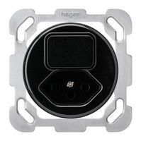 Einsatz zu UP-Kombination I basico LR+T13 Phasenanschnitt 20…400W/VA Platte sz