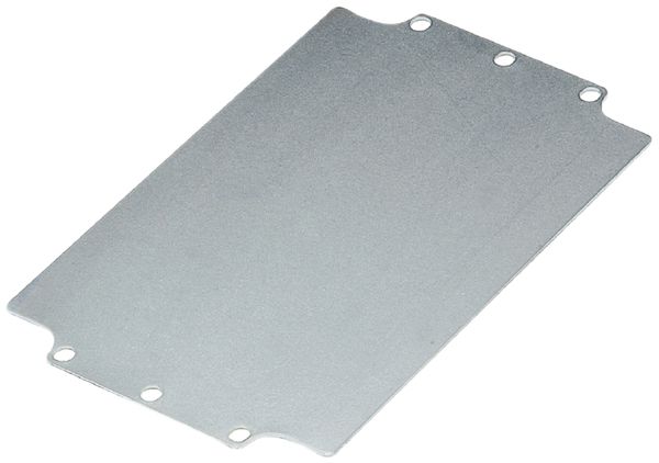 Plaque de montage Weidmüller POK MOPL 234×384×1.5mm tôle d'acier zinguée