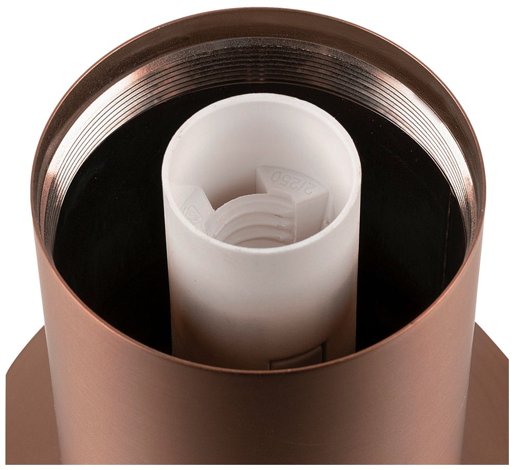 Tischleuchte SLV VARYT E14 1×6W Schalter Ø90×90mm Kupfer