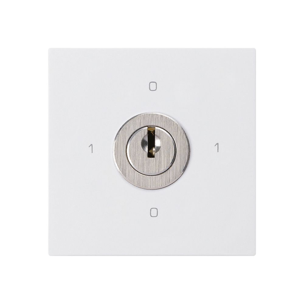 Intérieur interrupteur à clé kallysto 0/2L blanc avec serrure Kaba 8