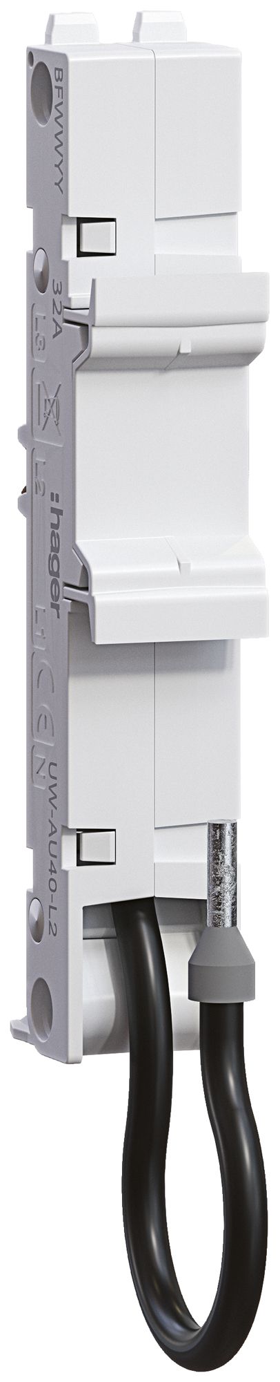 Universaladapter Hager uniway 18mm, 40A, 1P, L2