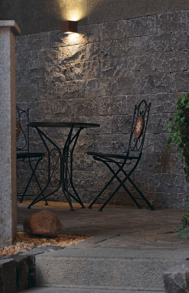 Wandleuchte SLV SITRA CUBE, 2×GX53 9W IP44 rostfarben