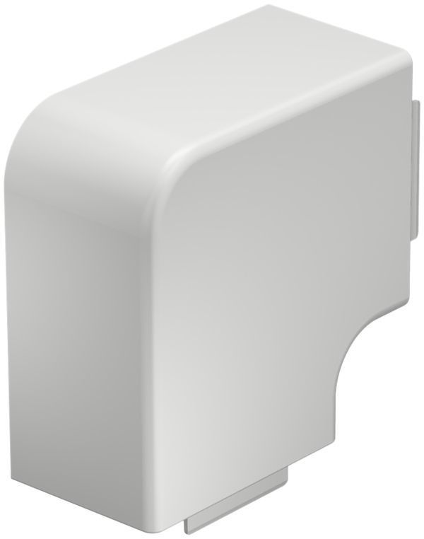Angle plat Bettermann pour canal d'installation WDK blanc pur 60×90mm