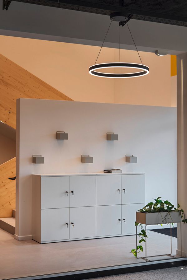 LED-Pendelleuchte SLV ONE 80 UP/DOWN DALI 34W 1230lm 3000/4000K schwarz