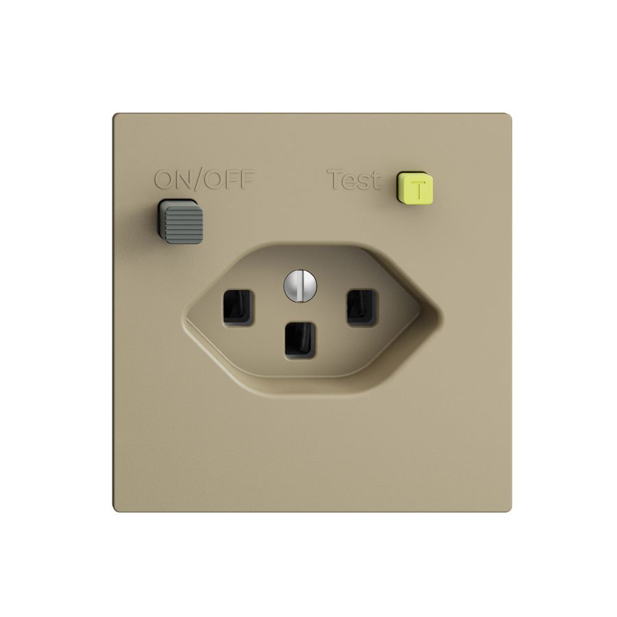 Prise ENC EDIZIOdue T23 FI 30mA F, sand