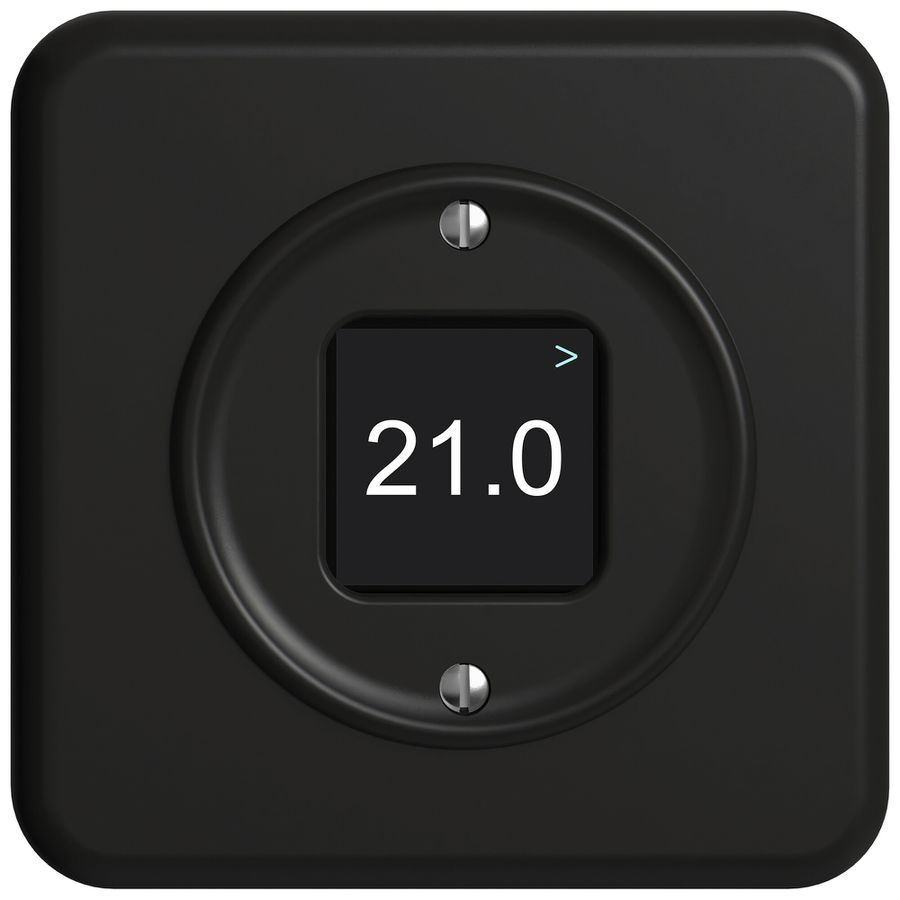 Comando per sensore temperatura ambiente INC STANDARDdue Wiser SNAPFIX® nero
