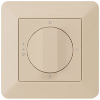 UP-Drehschalter kallysto.trend 1/1L beige mit Drehgriff