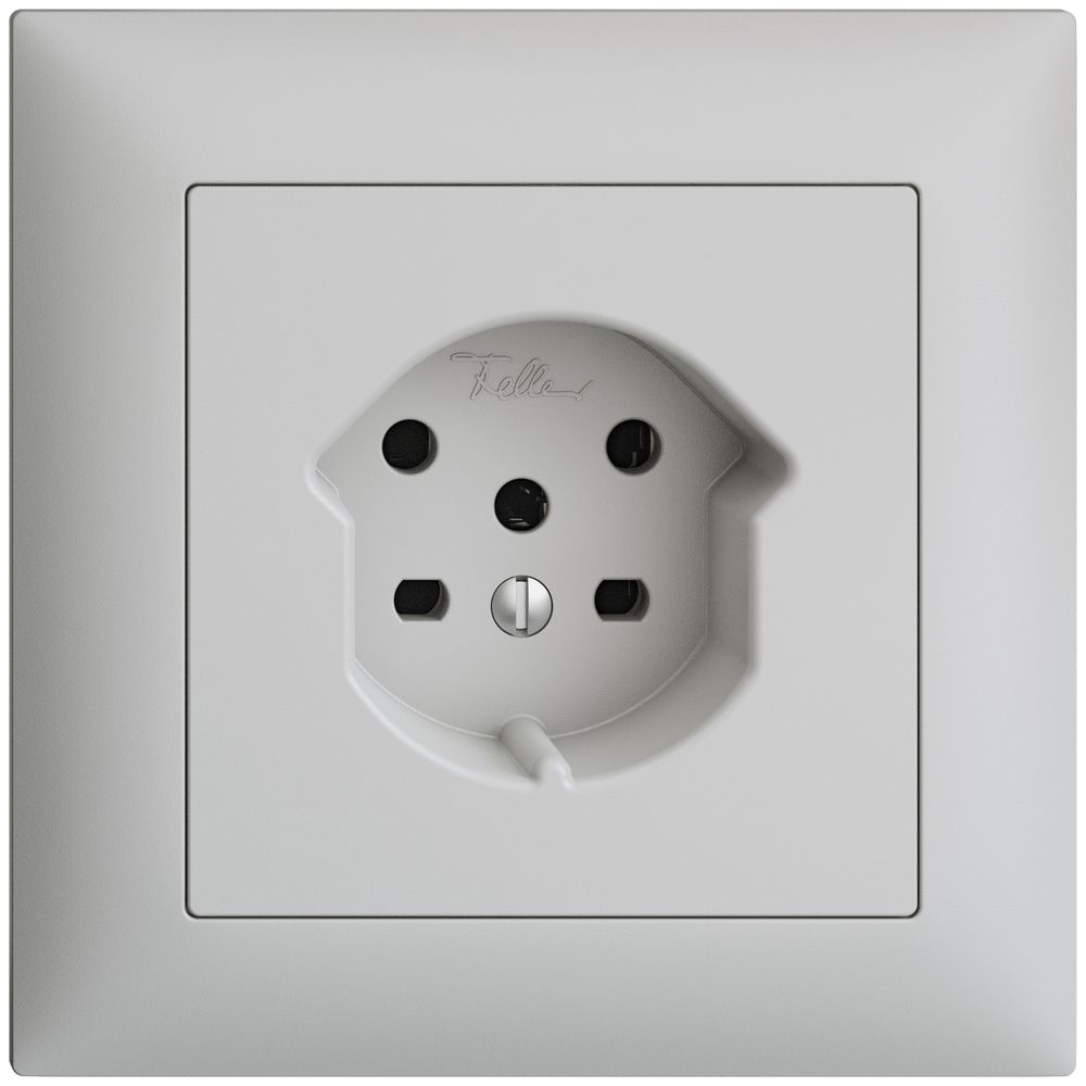 Prise ENC EDIZIOdue T15 gris clair