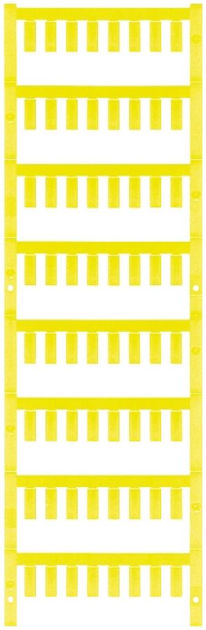 Marqueur de conducteur Weidmüller MultiCard SF p.Ø3…3.7mm 12×4.6mm PA66 jaune