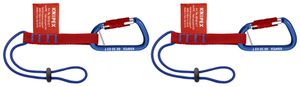 Adapterschlaufe KNIPEX 00 50 06 T BK mit Materialkarabiner max.1.5kg