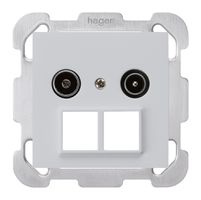 UP-Antennendose R/TV HMS kallysto B 14dB hellgrau