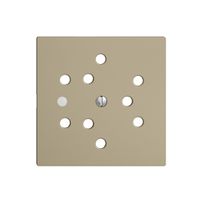 Kit frontale EDIZIOdue sand 60×60mm 3×T12 con lente