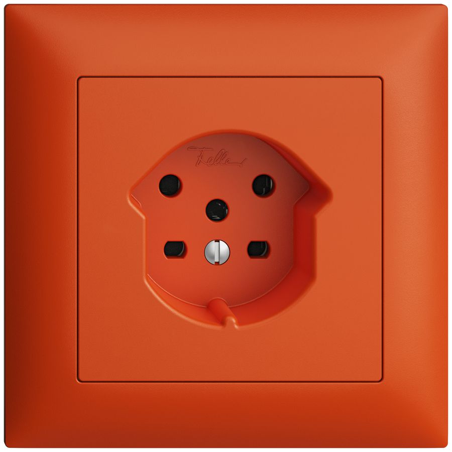 UP-Steckdose EDIZIOdue T15 orange