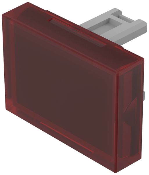 Druckhaube EAO31 15×21mm transparent, rot