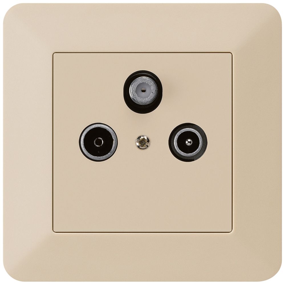 Prise d'antenne ENC kallysto.trend R/TV/SAT beige