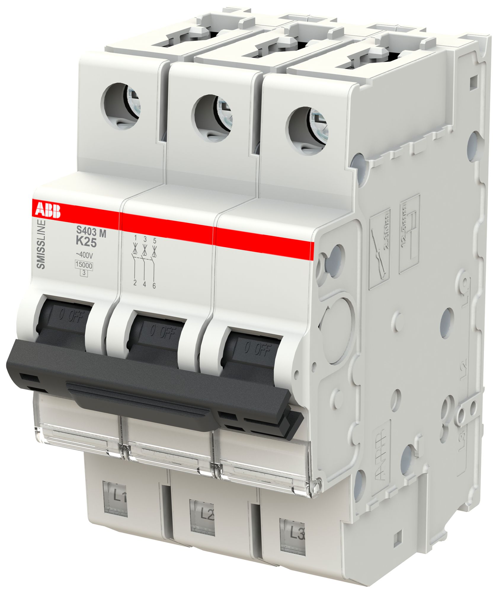 Disgiuntore SMISSLINE TP S 3×25A K 10kA