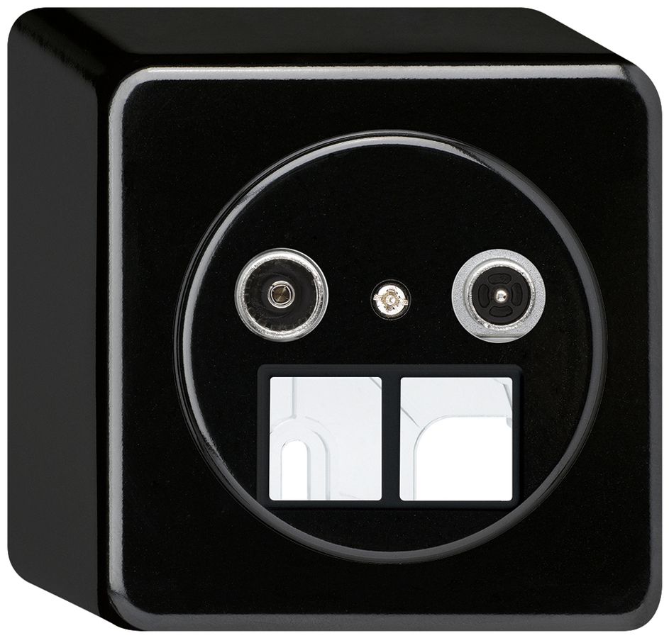 Prise multimédia AP basico TV-R 4dB 2GHz noir