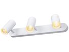 Spot LED SLV NOBLO 22W 1360lm 920…930 VAR 400×105×127mm blanc 3×Spot
