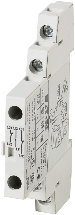 Bloc de contacts auxiliaires ETN 1F+2o