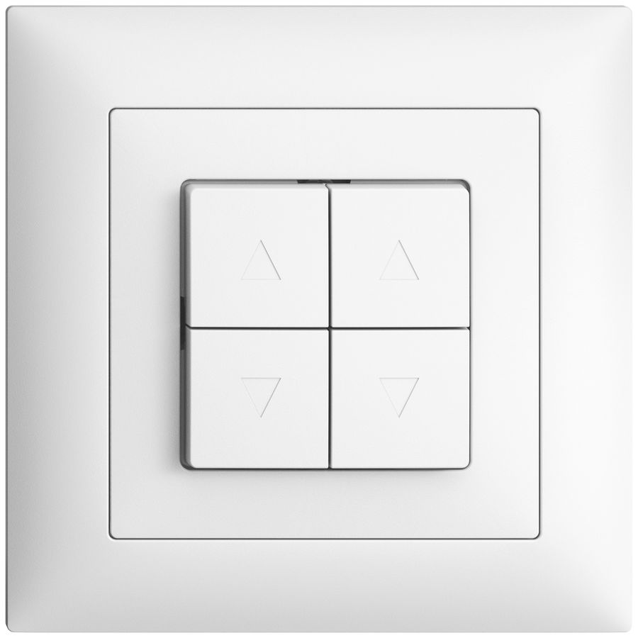 UP-Storentaster EDIZIOdue FMI weiss 2-Kanäle