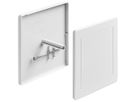 Couvercle à broches HSB Weibel 130×130mm Design EDIZIO.liv blanc