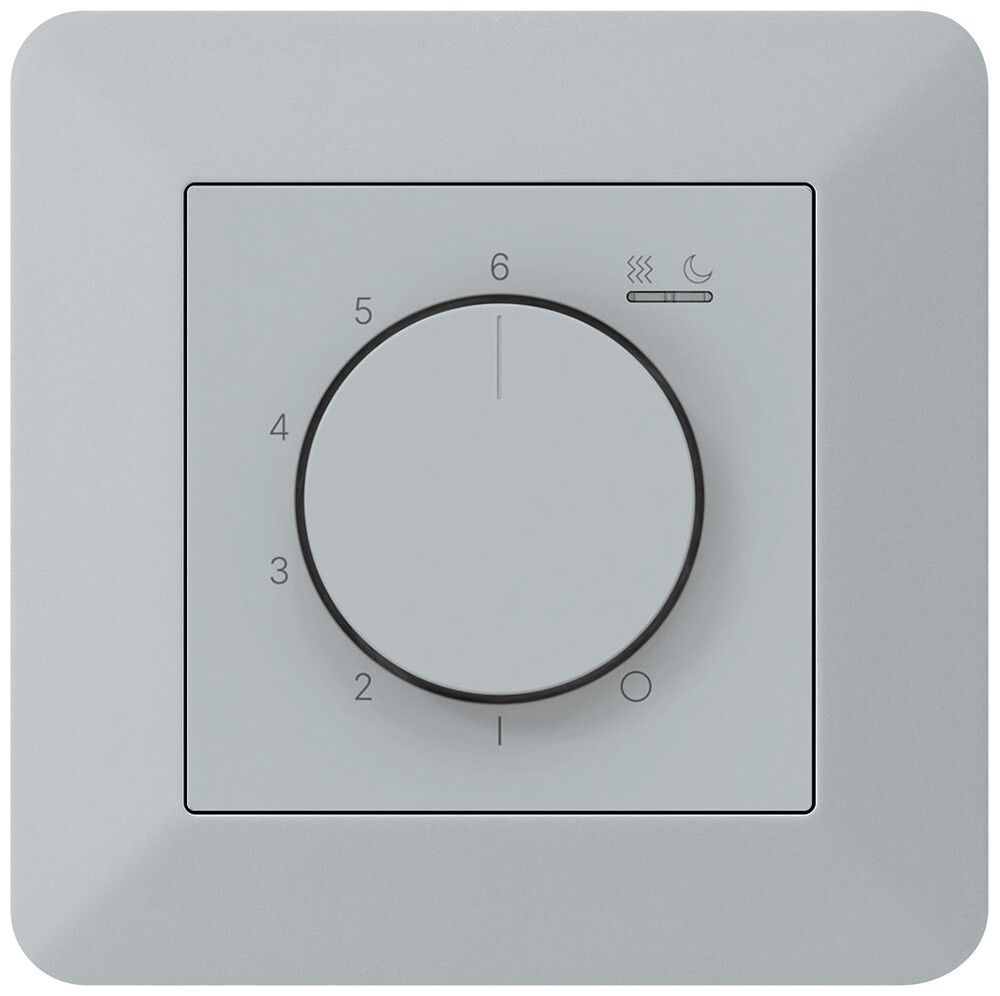 UP-Raumthermostat kallysto.trend An/Aus 230VAC 4A 92×92mm grau