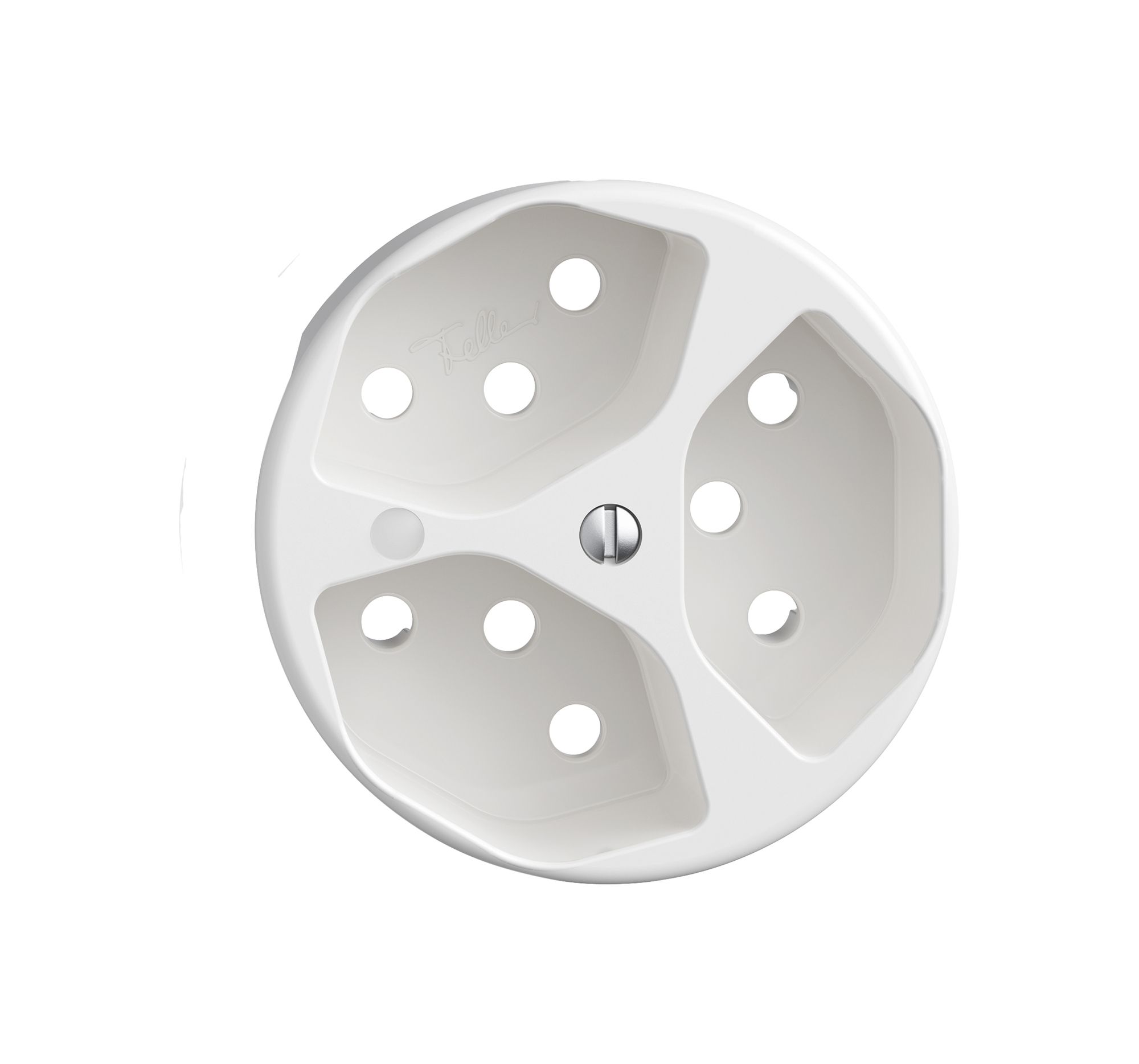 Montageset STANDARDdue SNAPFIX® für 3×T13 mit Frontlinse ws