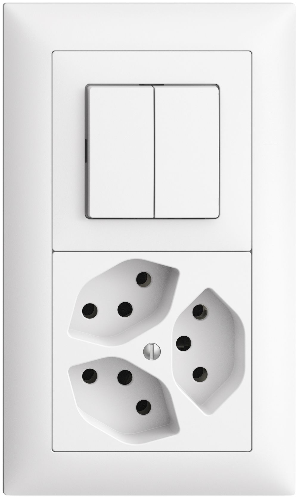 Combinaison ENC EDIZIOdue 1/1P+3×T13 blanc