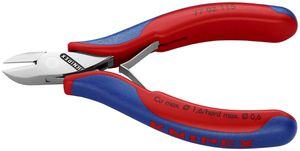 Tronchese laterale per elettronico KNIPEX testa rotonda e faccettature 115mm