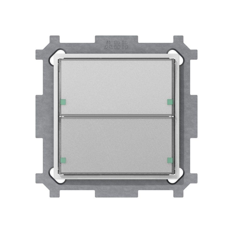 Sensore pulsante INC SIDUS KNX tipo Z 2/4, bianco