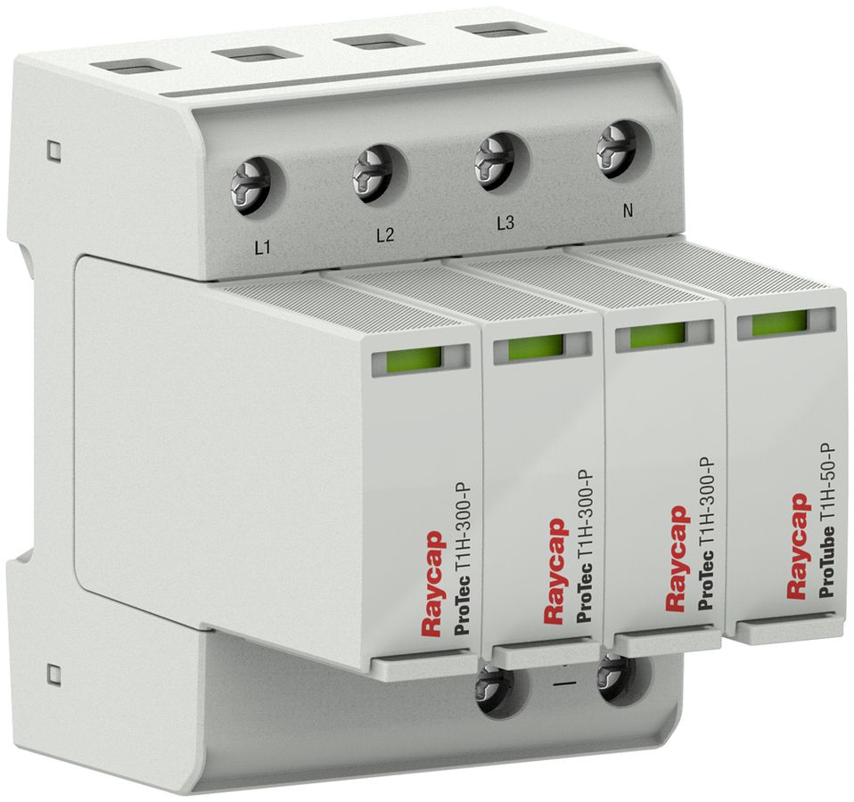 Parasurtension AMD ProTec T1H-300-3+1, type 1+2, 3L/N 315A TN-S/TT