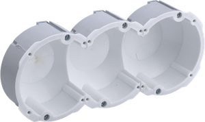 Hohlwanddose AGRO Quickbox 1×3 Ø83mm Schallschutz
